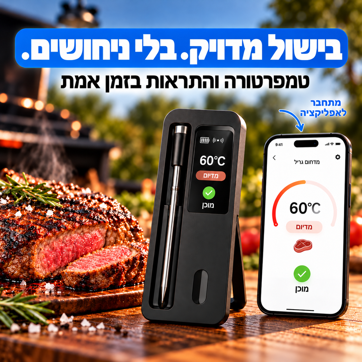 מדחום חכם אלחוטי מבית VOLTIFY